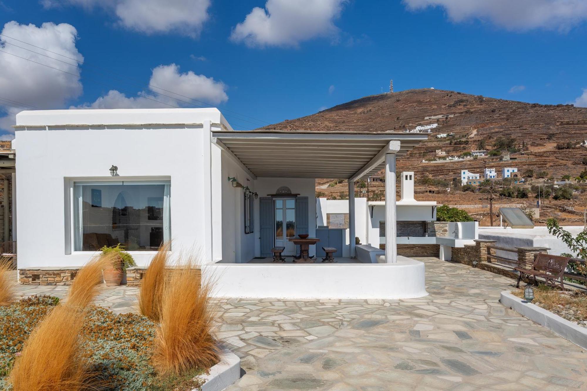 Andrea'S Tinos House Villa Agios Sostis  Bagian luar foto