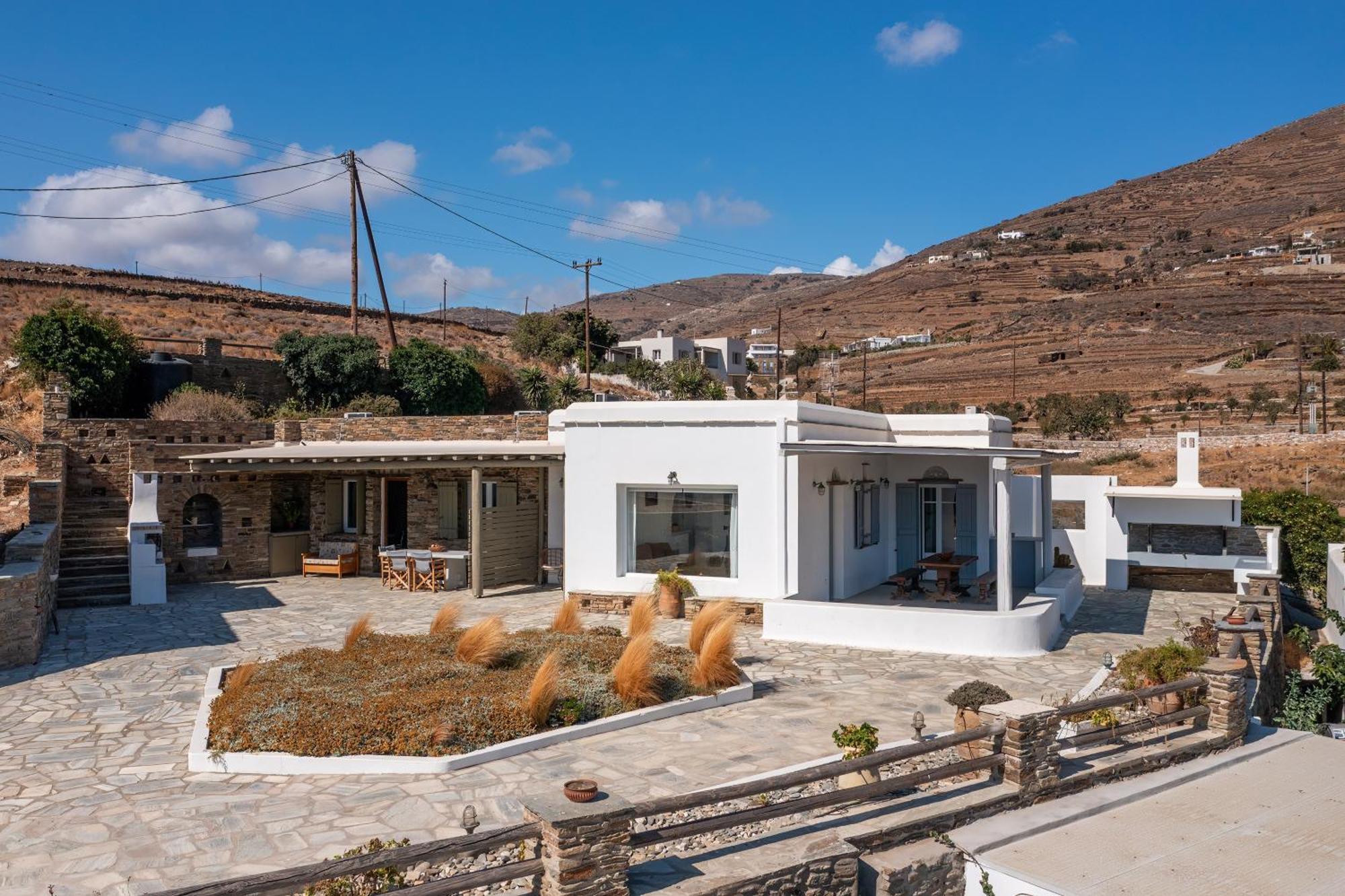 Andrea'S Tinos House Villa Agios Sostis  Bagian luar foto