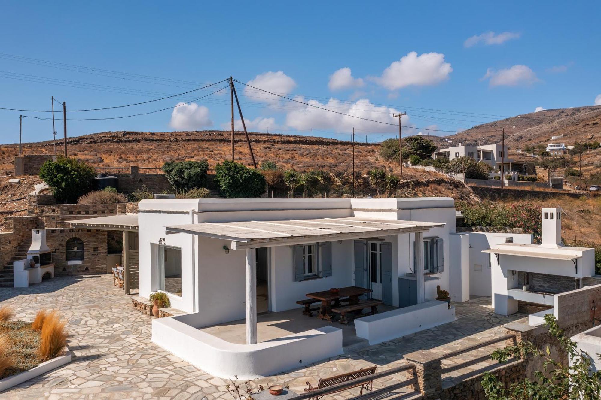 Andrea'S Tinos House Villa Agios Sostis  Bagian luar foto
