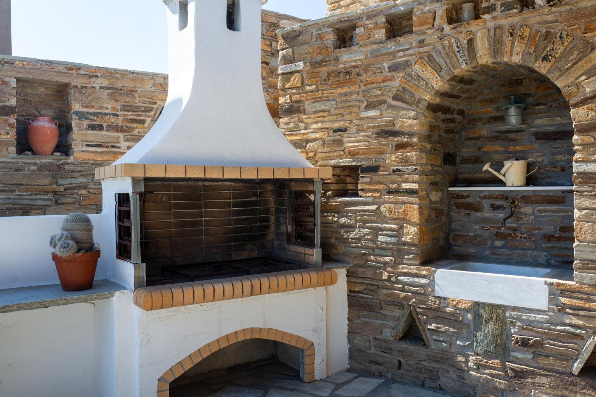 Andrea'S Tinos House Villa Agios Sostis  Bagian luar foto