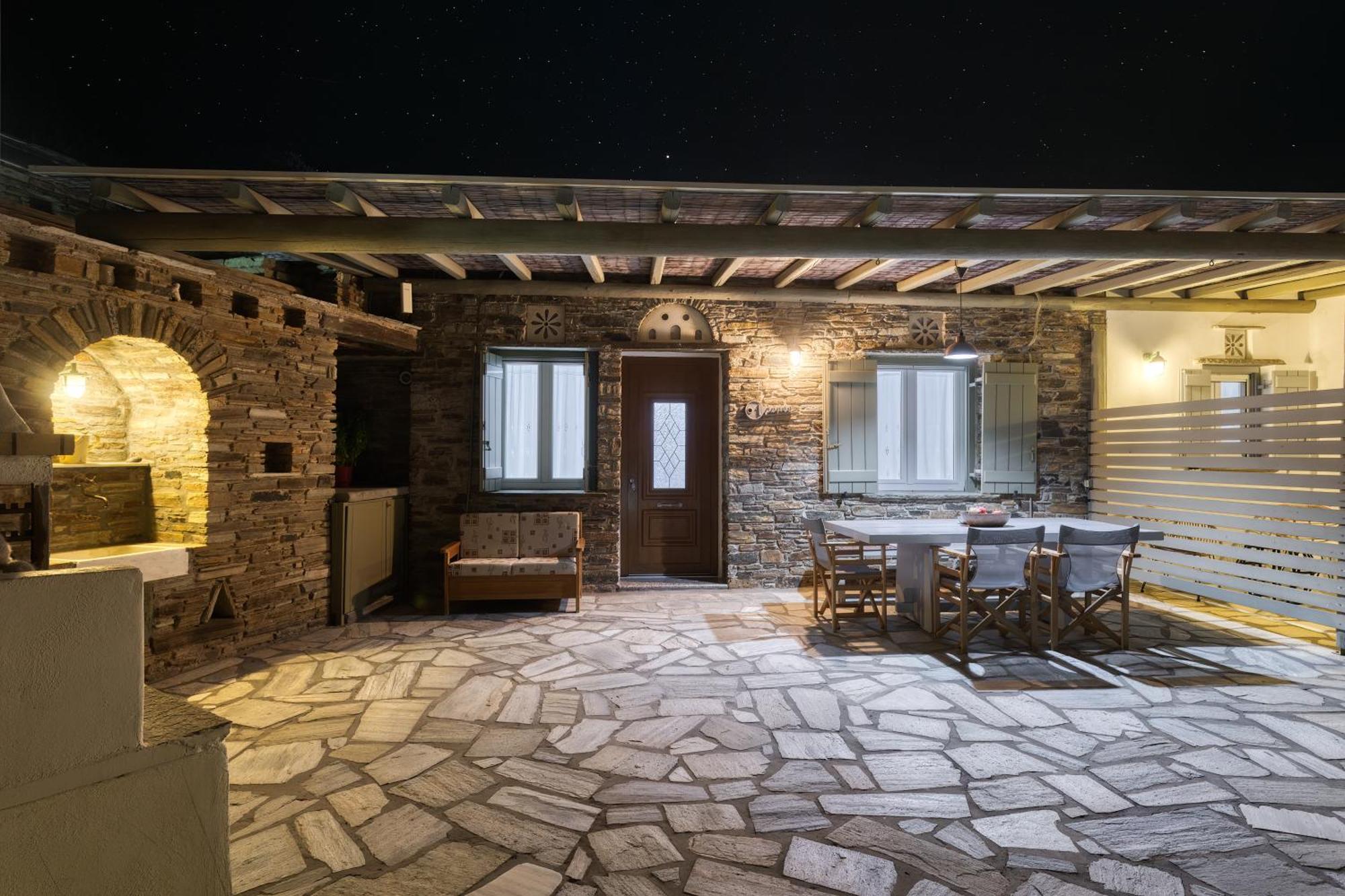 Andrea'S Tinos House Villa Agios Sostis  Bagian luar foto